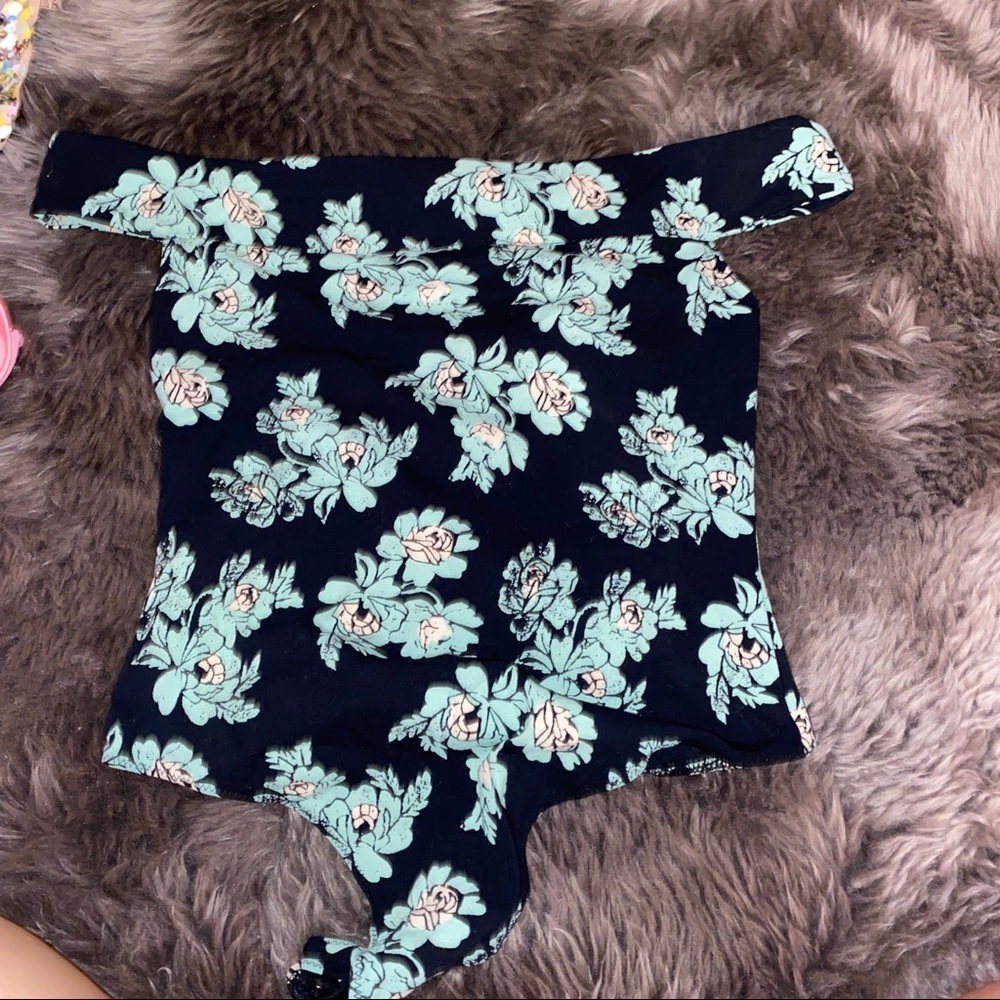 Floral body suit